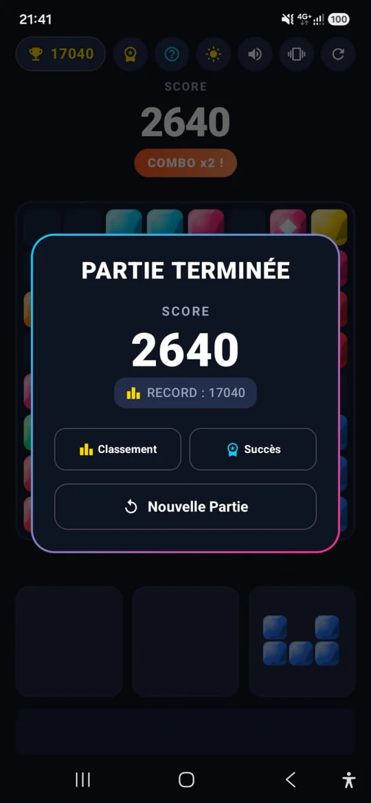 High Score & Offline Game Over
